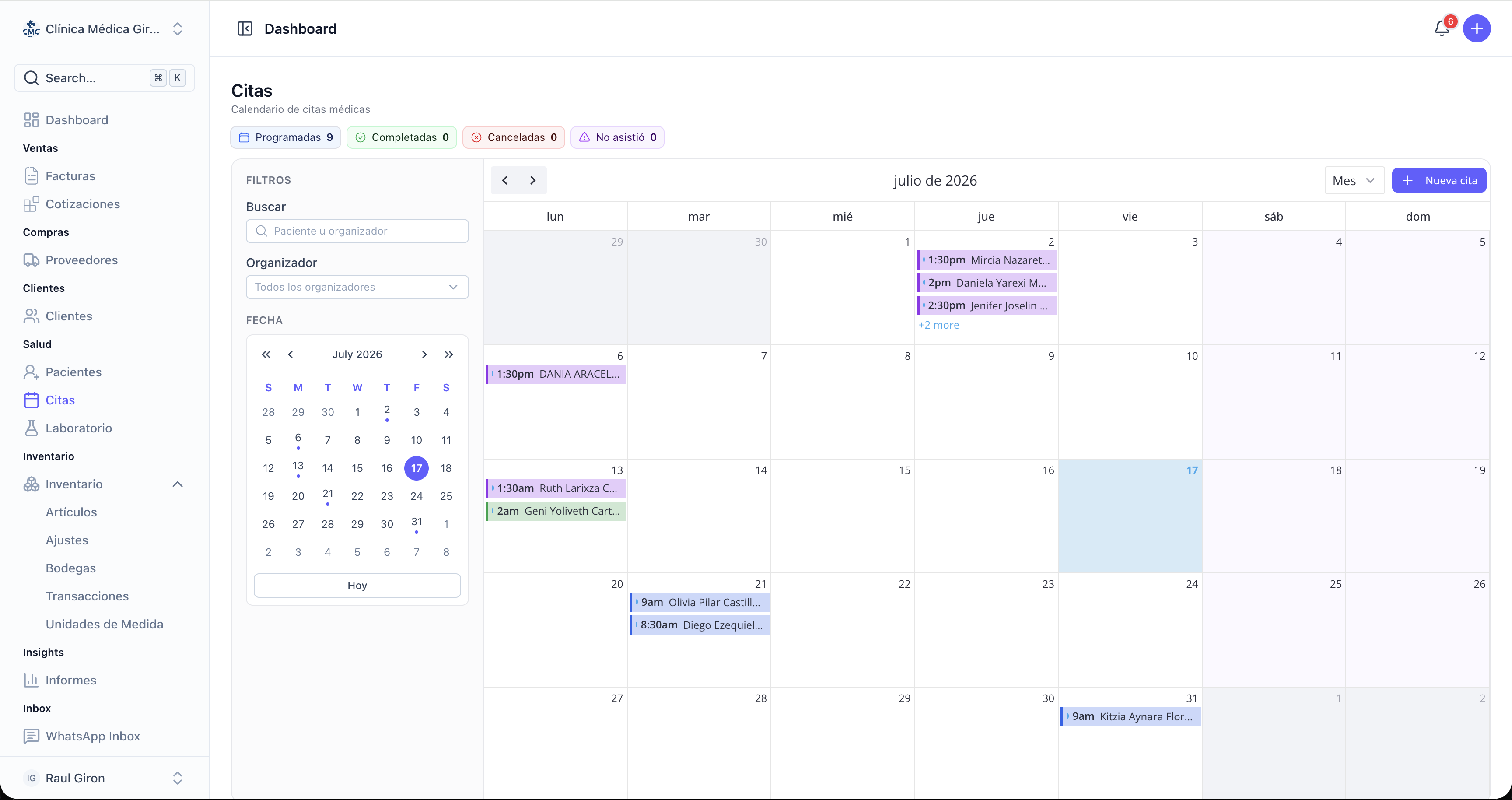Akount appointments
